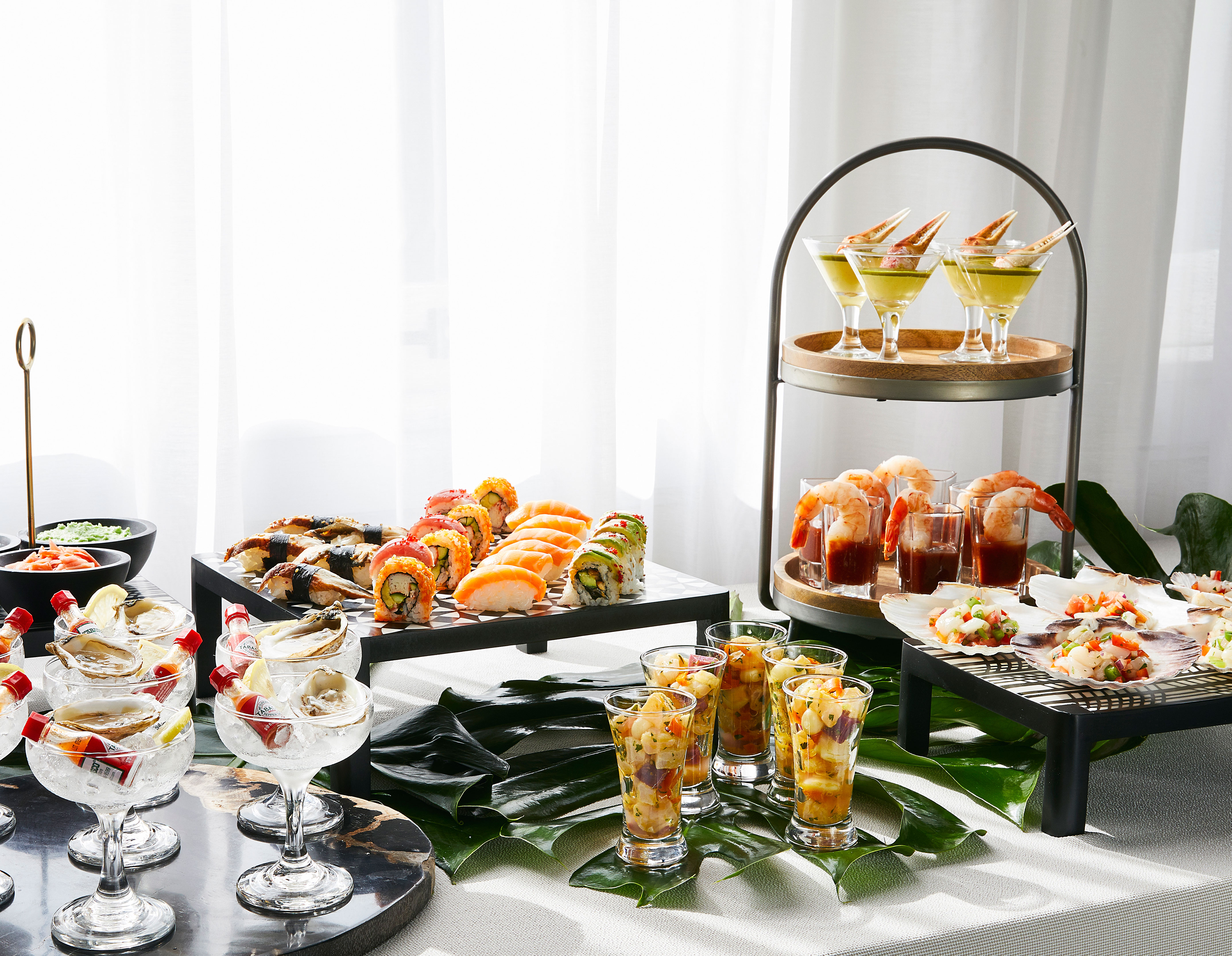 Cuisine featured at event at Kimpton Palladian Hotel